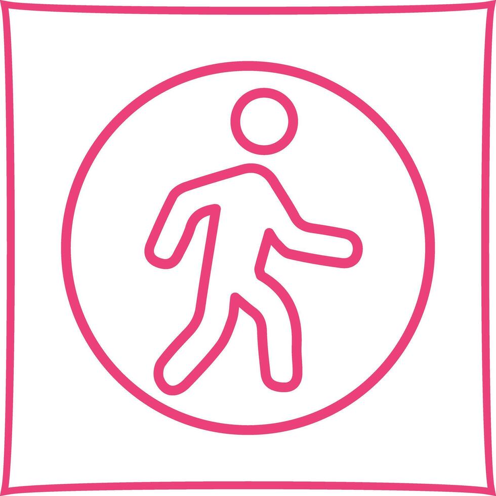 Person Walking Icon Design vector
