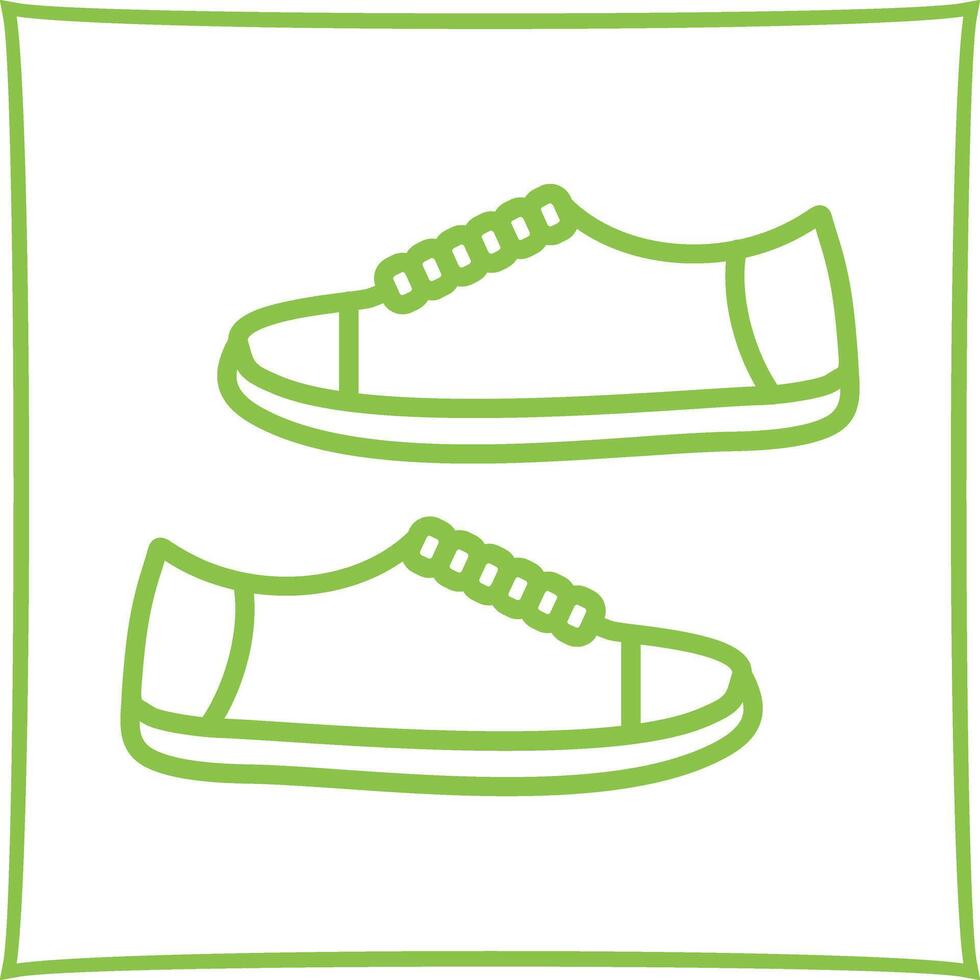 Toddler Shoes Icon Design vector