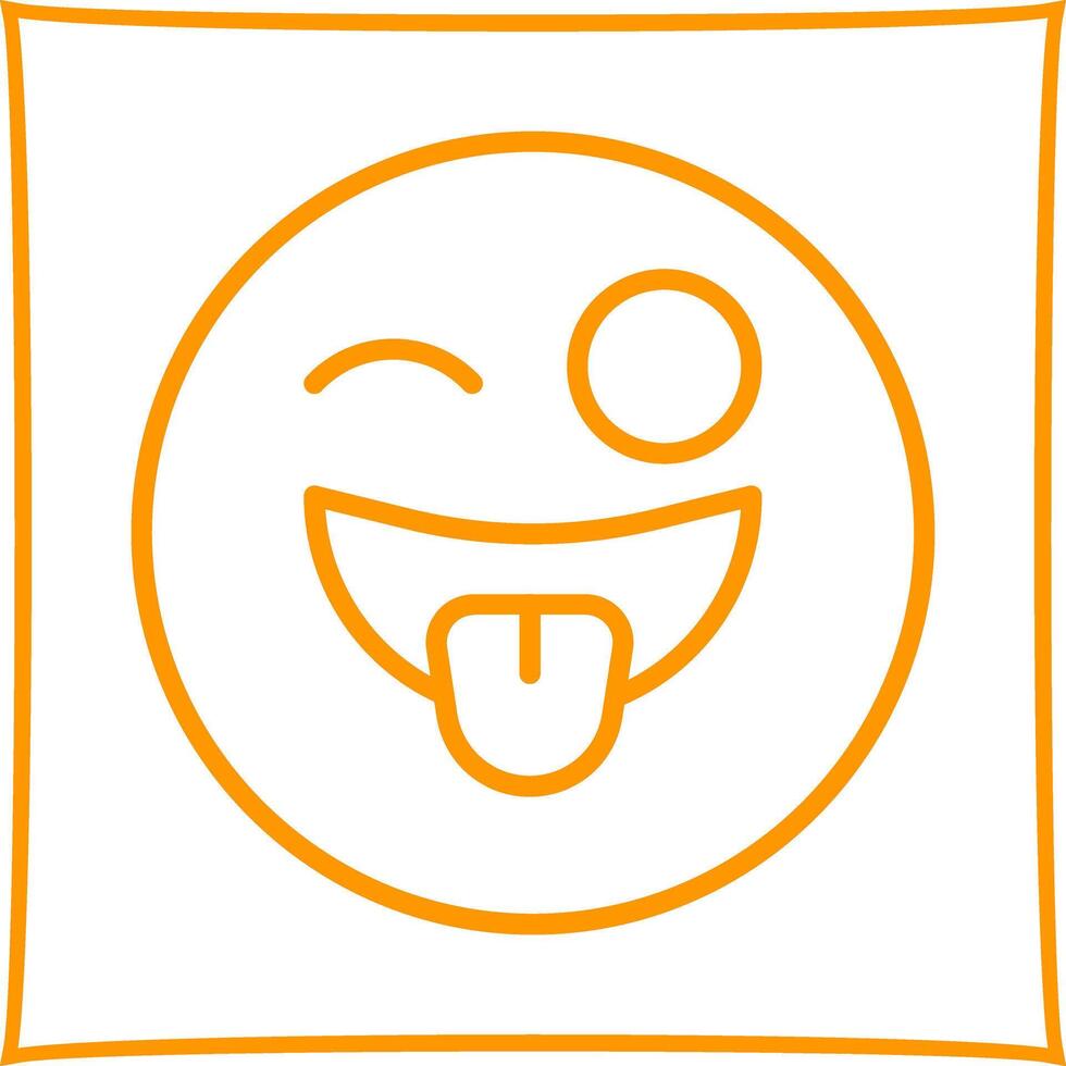 Zany Face Icon Design vector