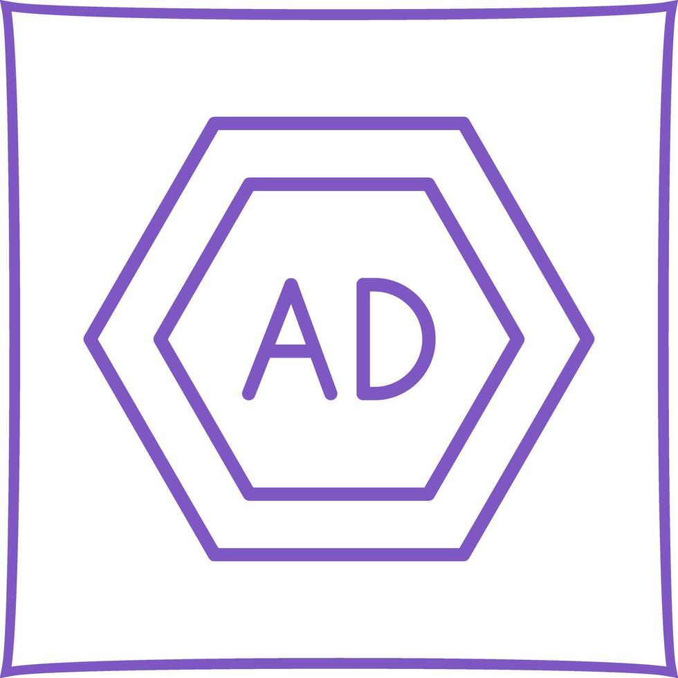 Ad Blocker Icon Design vector