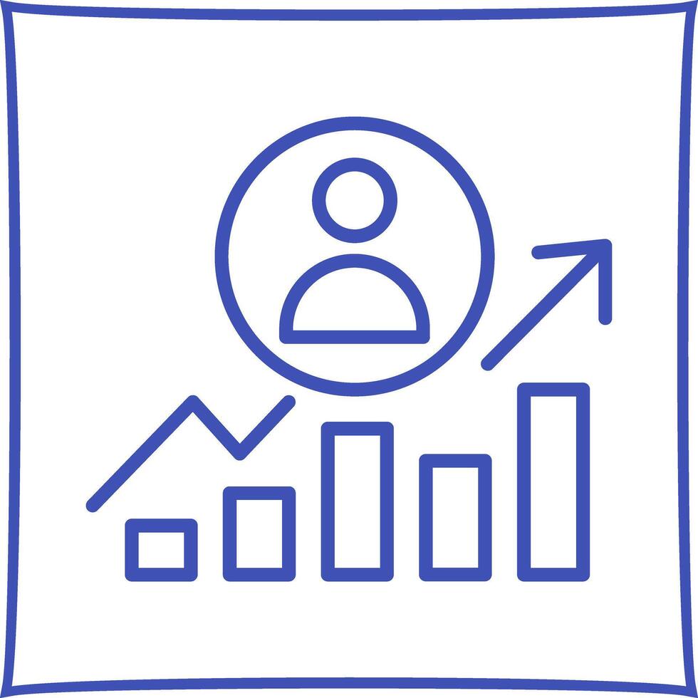 Career Growth Icon Design vector