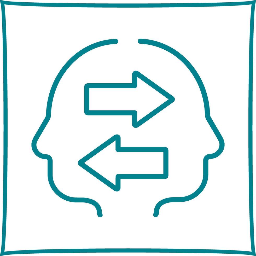 Knowledge Sharing Icon Design vector