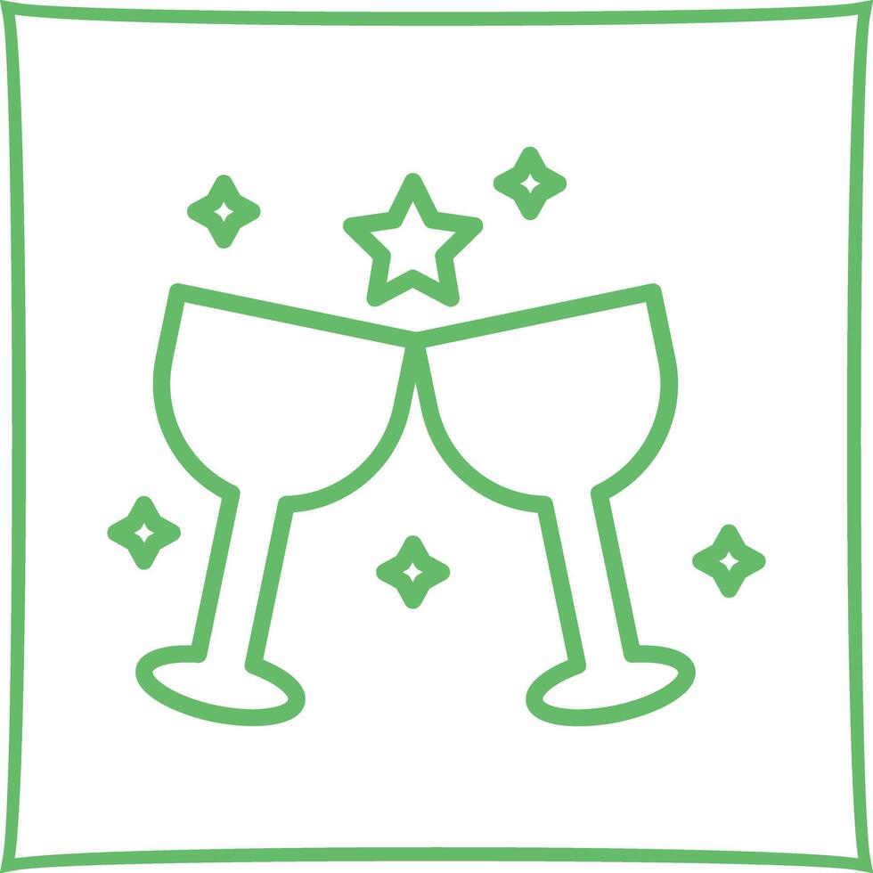 Wine Party Icon Design vector