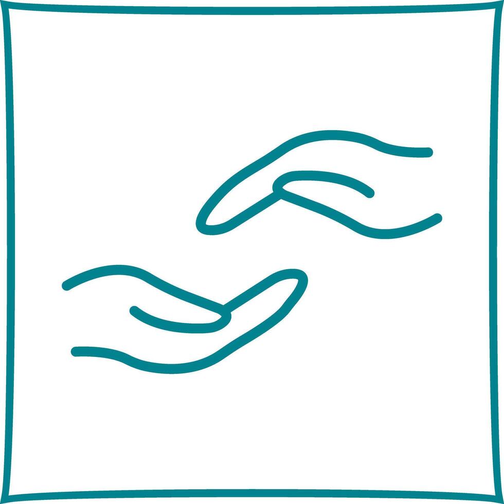 Supportive Hand Icon Design vector