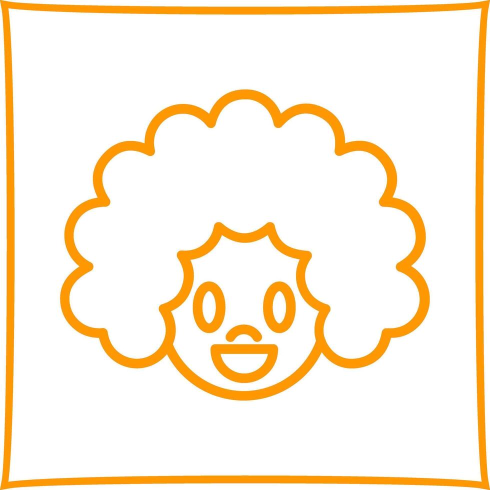 Clown Face Icon Design vector