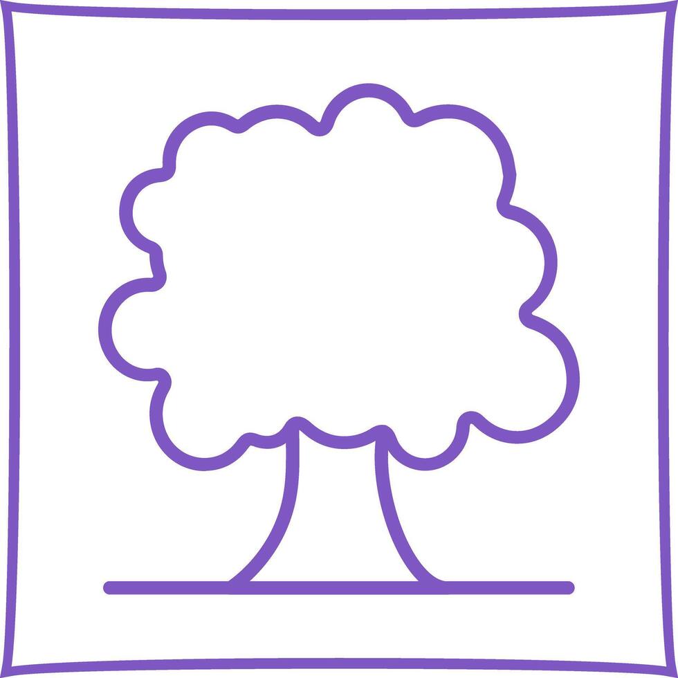 Deciduous Tree Icon Design vector