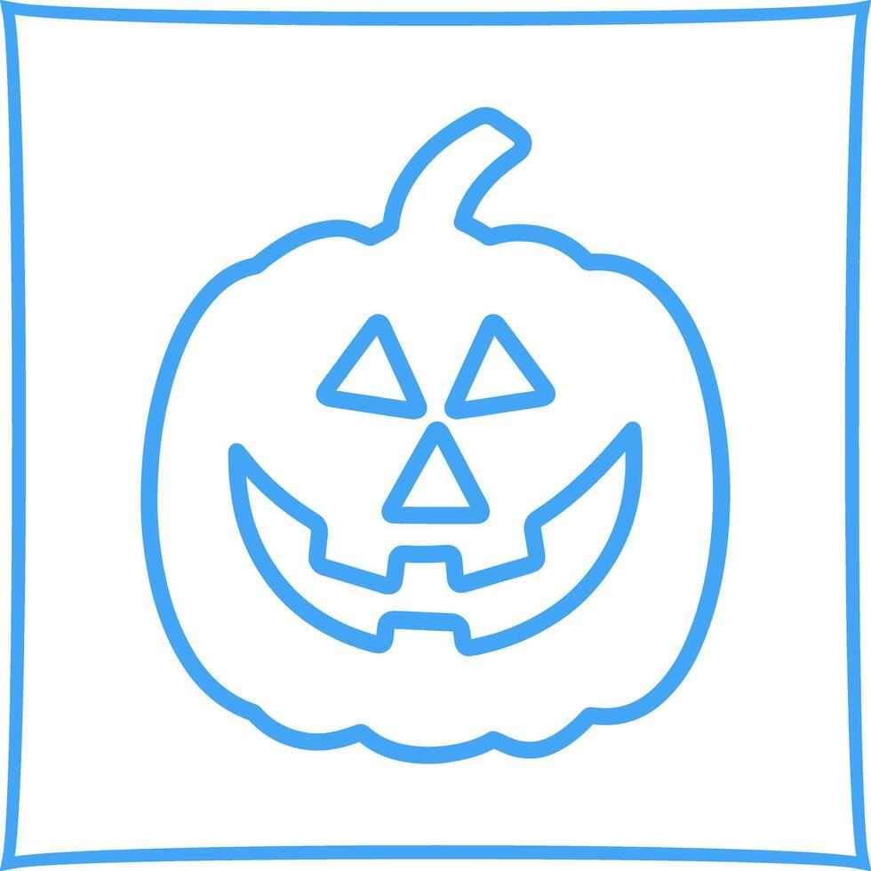 Jack-O-Lantern Icon Design vector