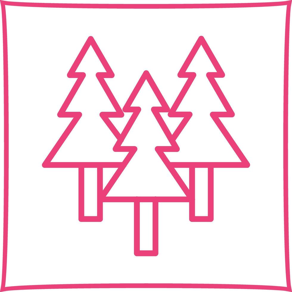 Evergreen Tree Icon Design vector