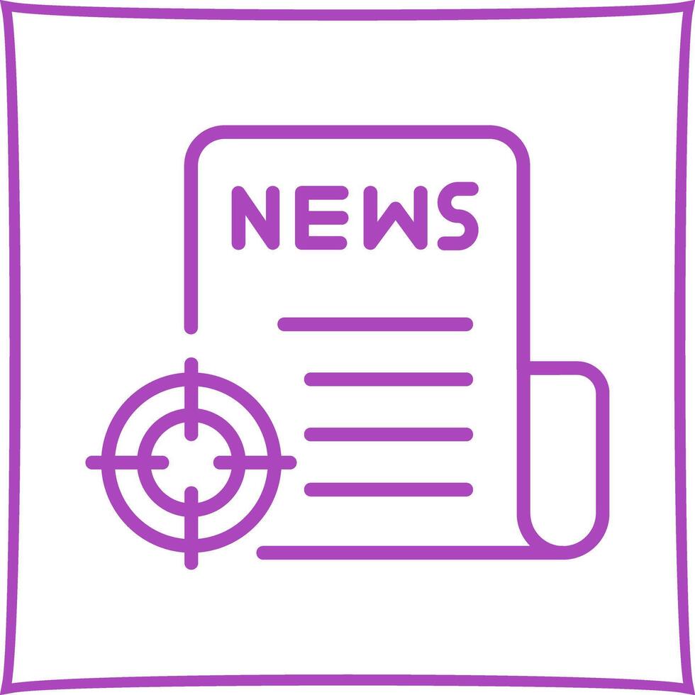 News Scoop Icon Design vector