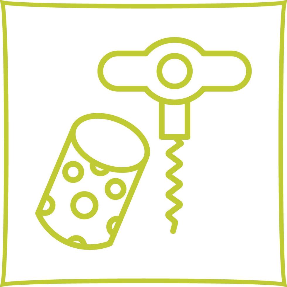 Wine Cork Icon Design vector