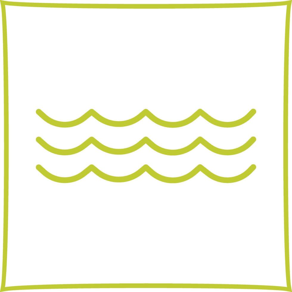 Water Wave Icon Design vector