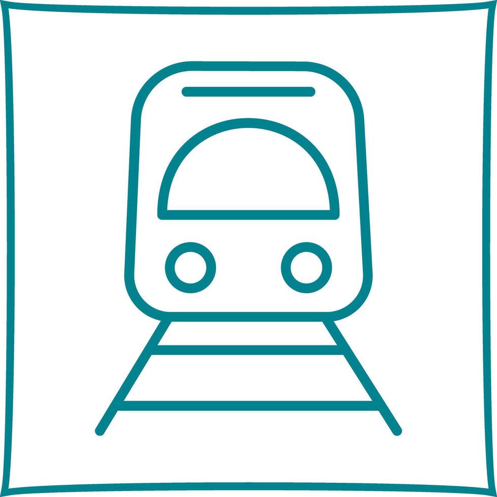 Light Rail Icon Design vector