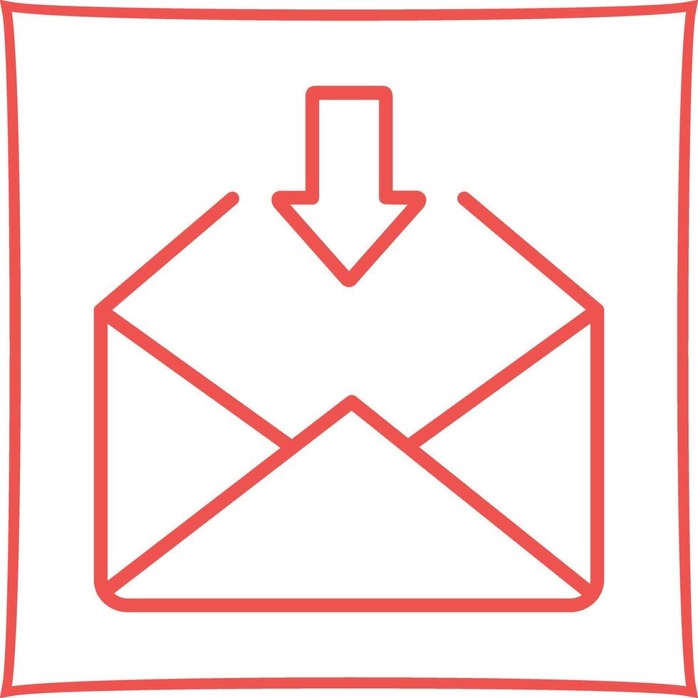 Receive Icon Icon Design vector