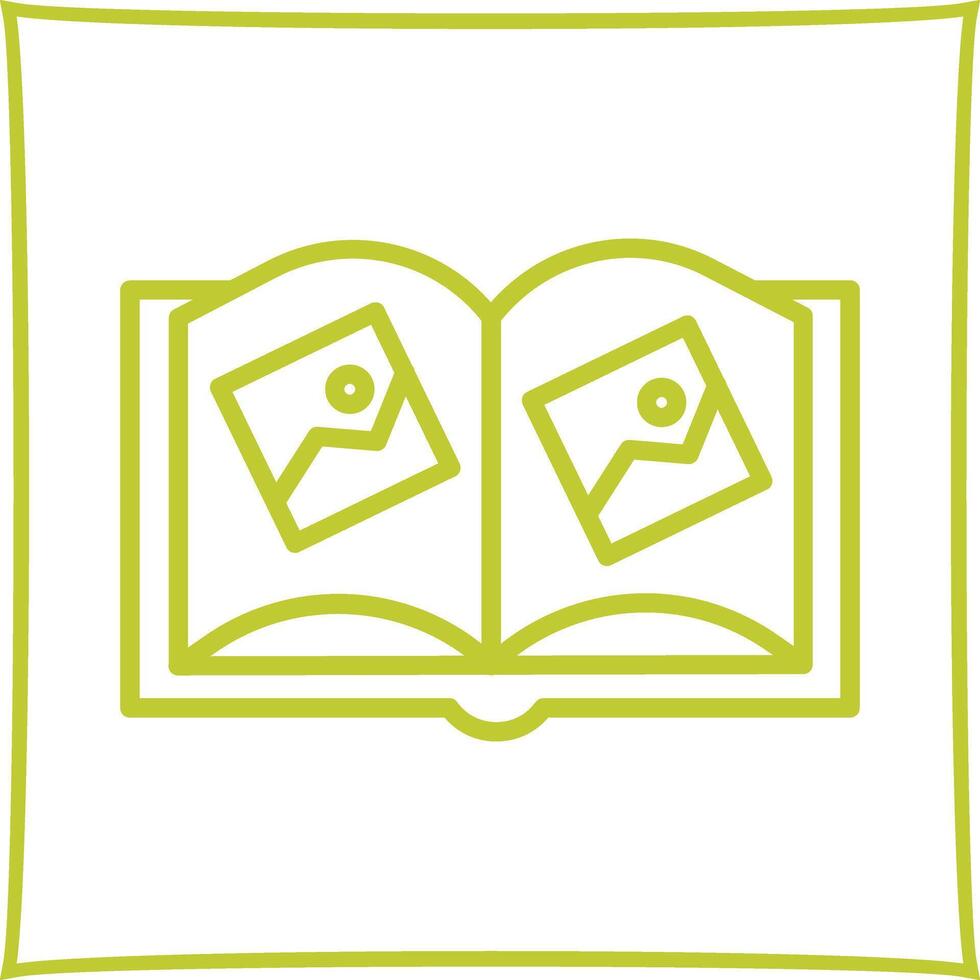 Memory Book Icon Design vector