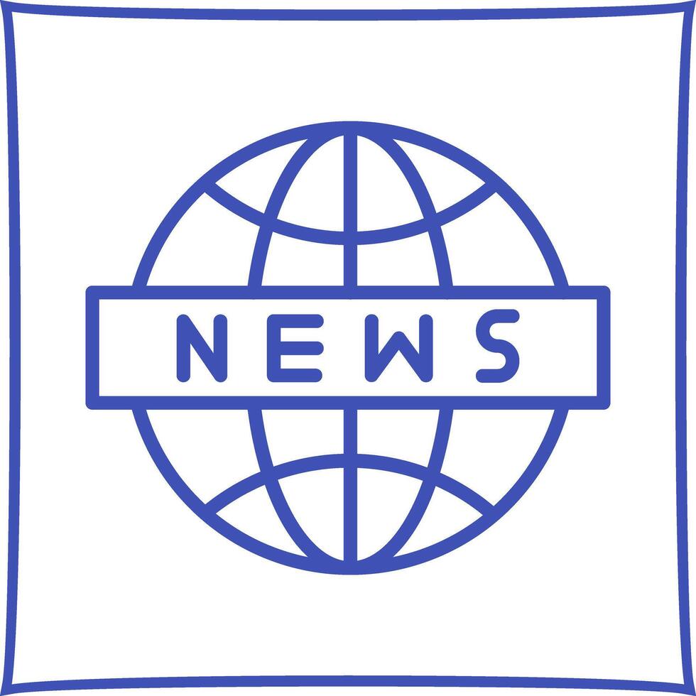 News Globe Icon Design vector