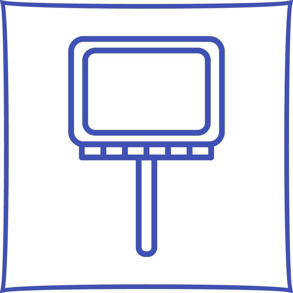 Billboard Icon Design vector