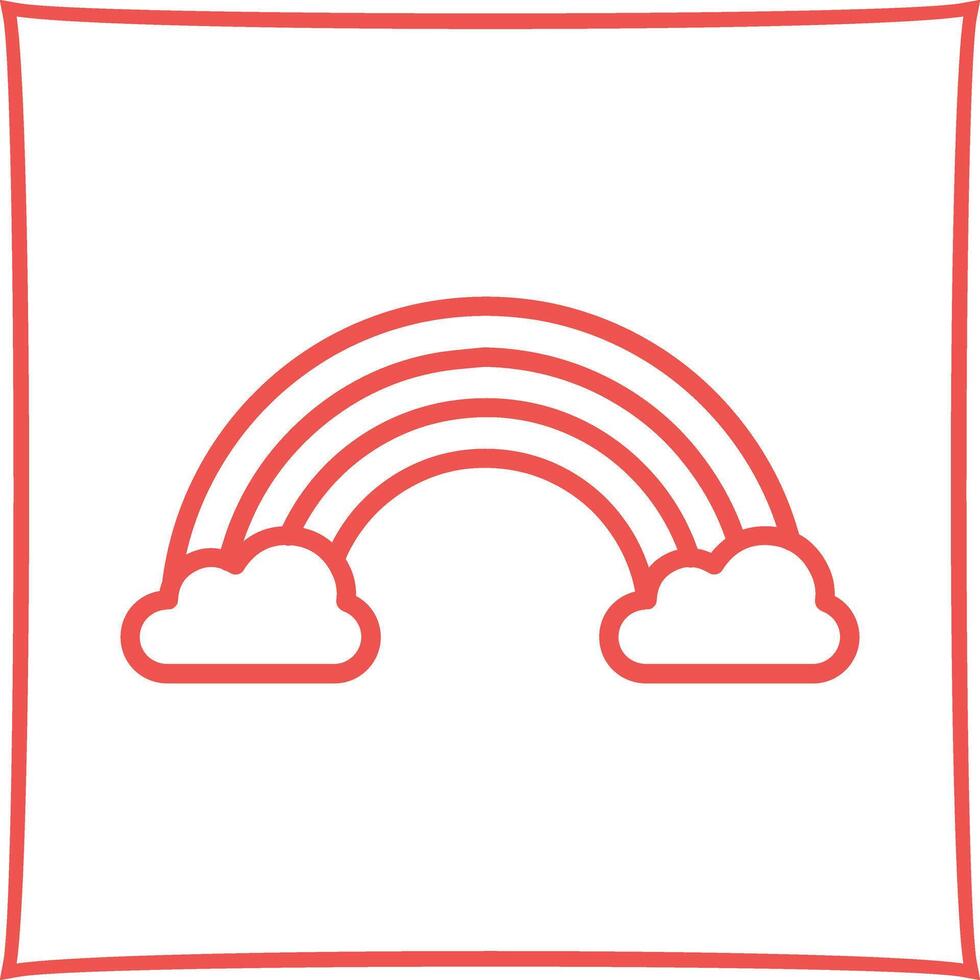 Rainbow Icon Design vector