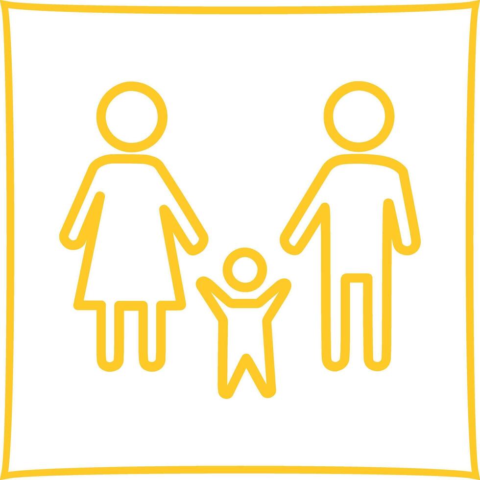 Family Photo Icon Design vector