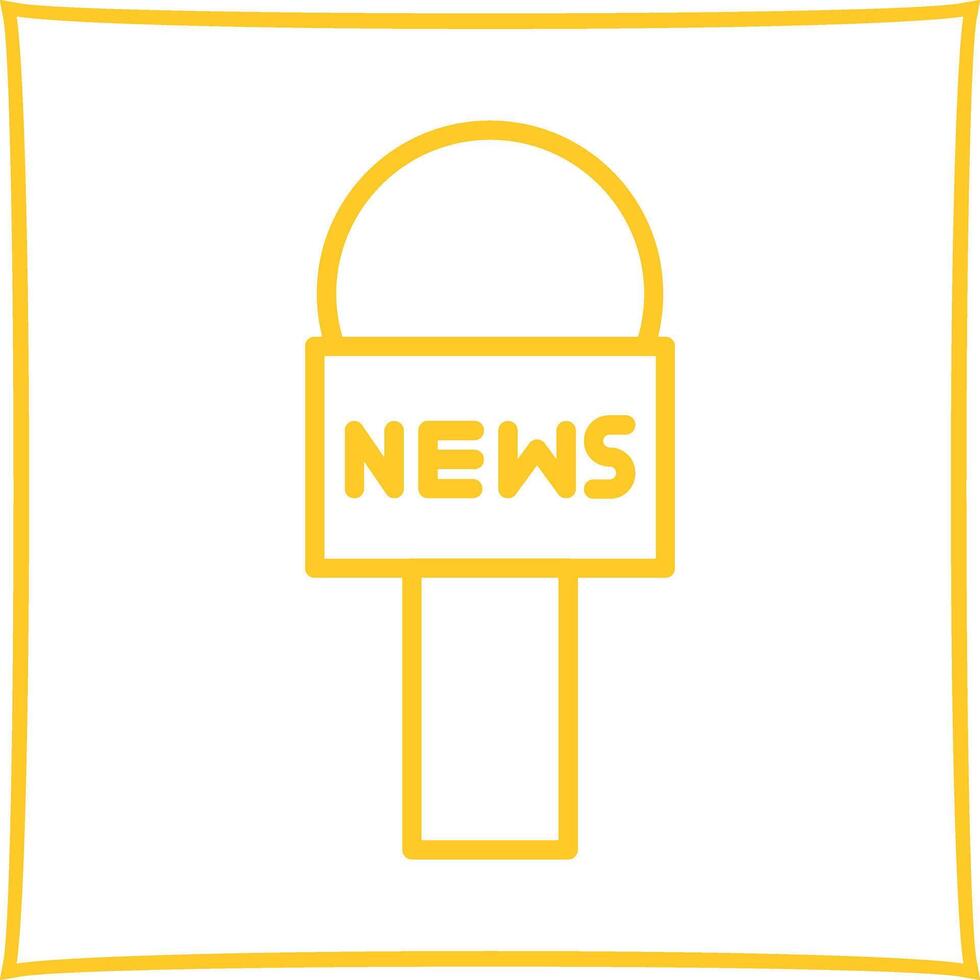 News Microphone Icon Design vector