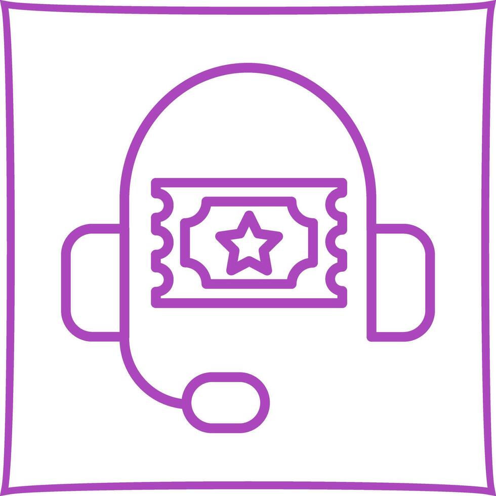 Support Ticket Icon Design vector