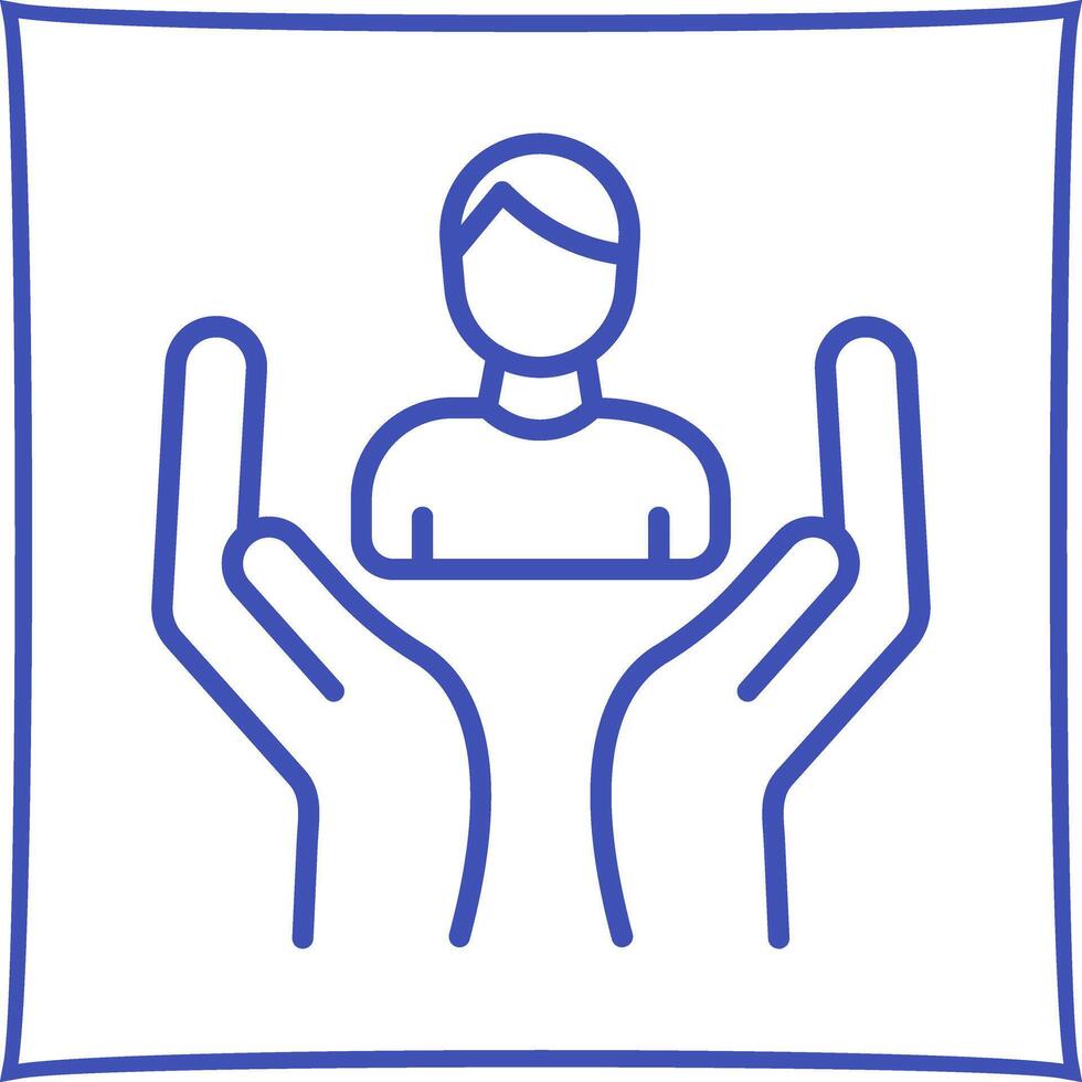 Employee Insurance Icon Design vector