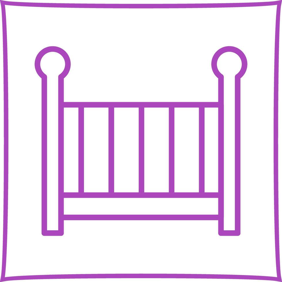 Nursery Cots Icon Design vector