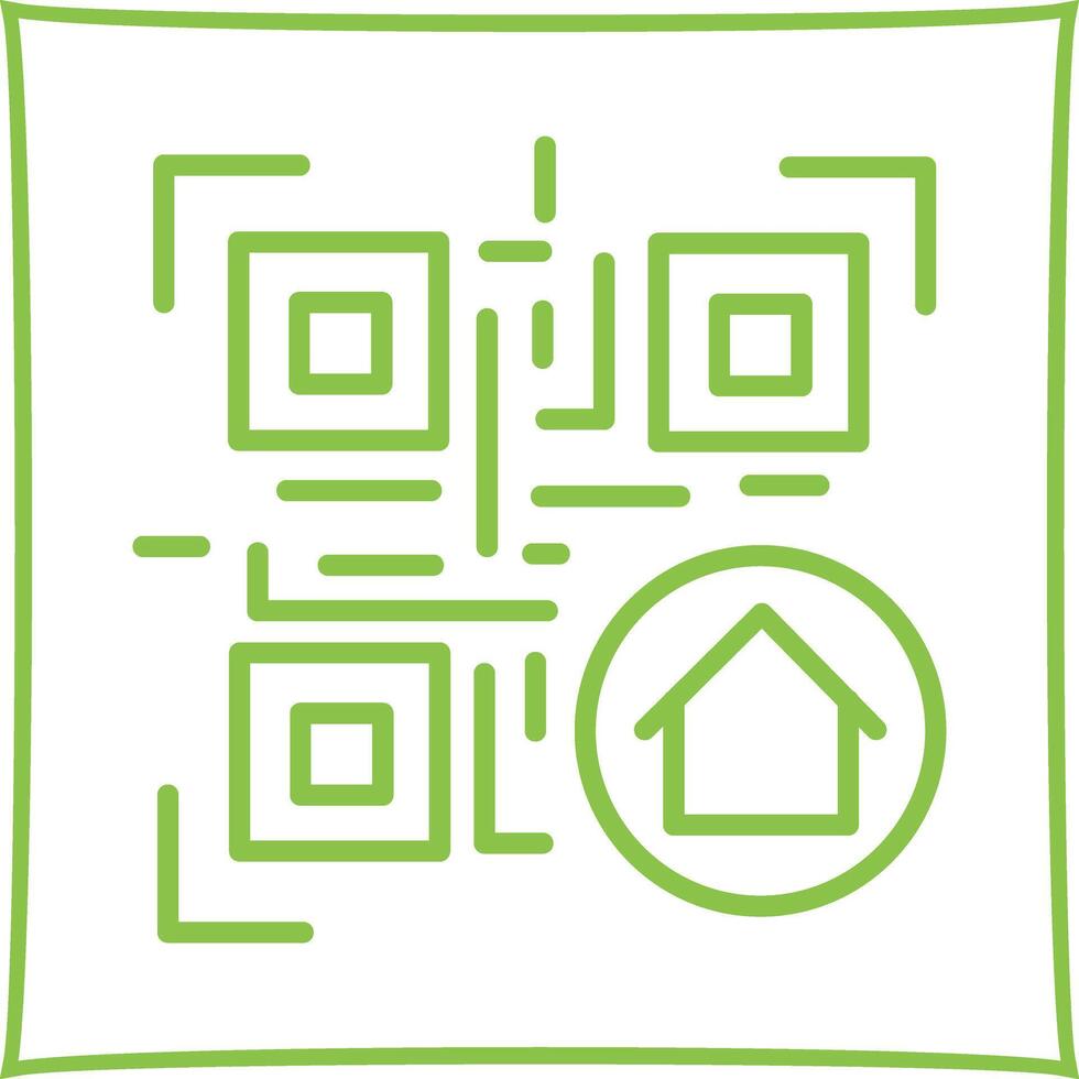 QR Code Menu Icon Design vector