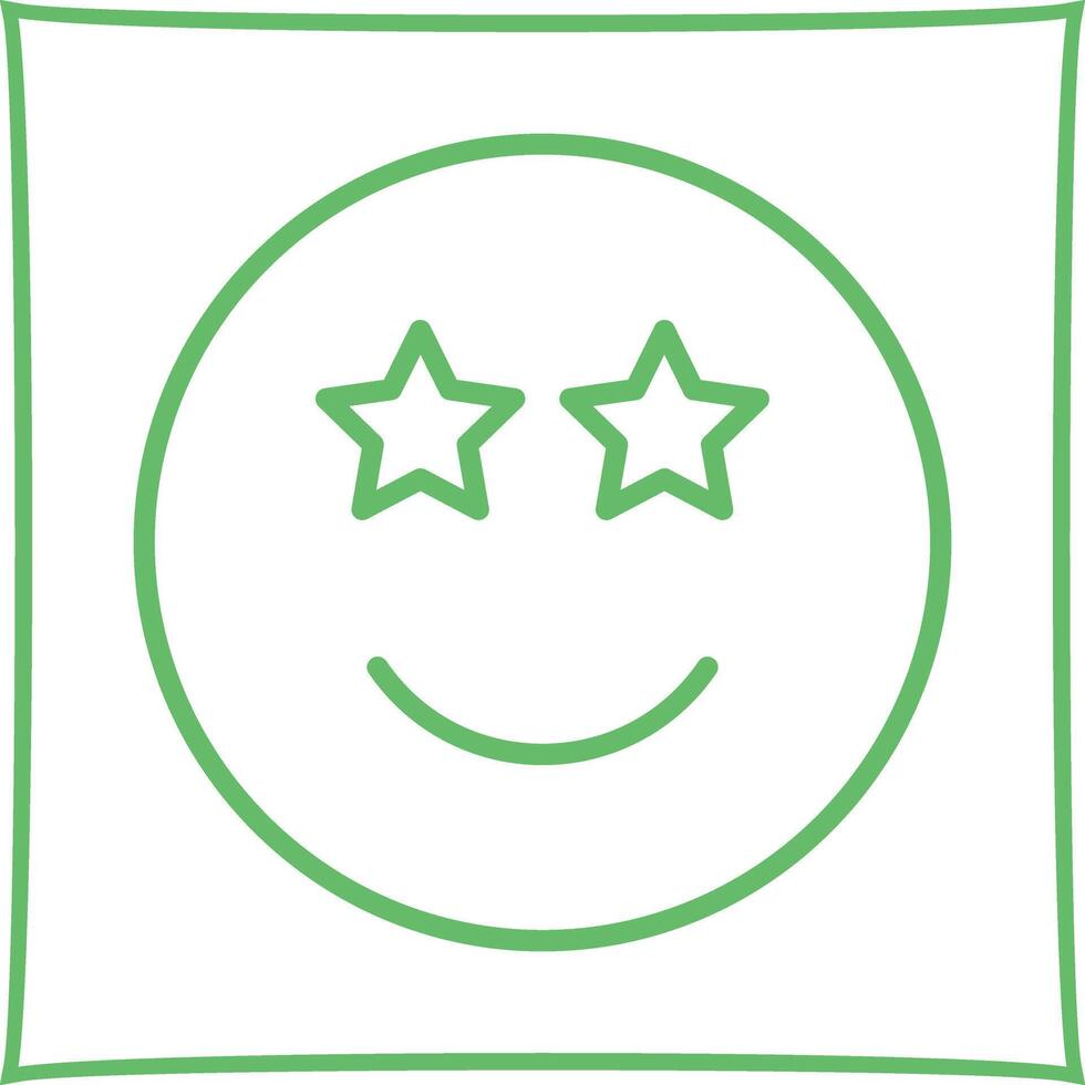 Star-Struck Icon Design vector
