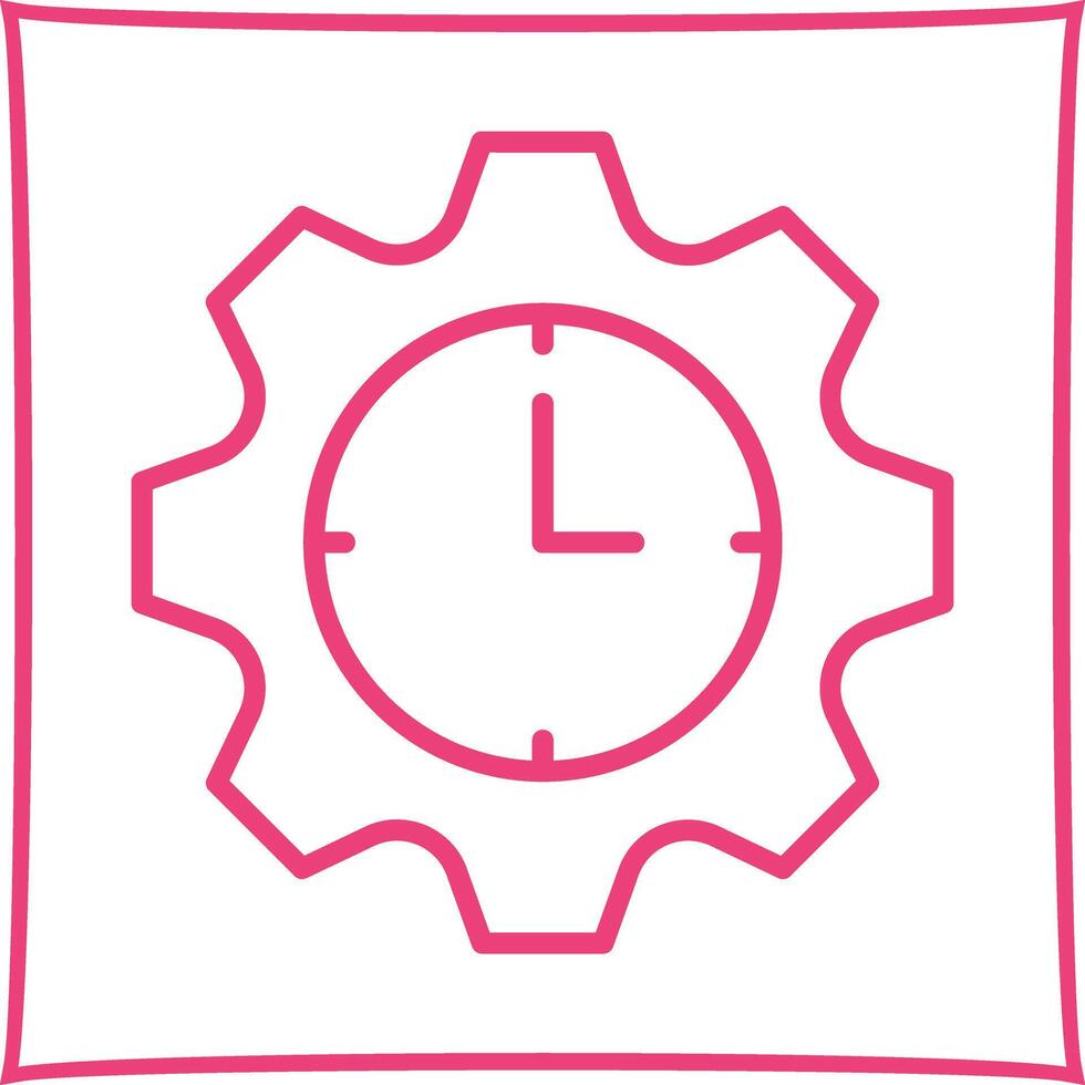 Time Allocation Icon Design vector