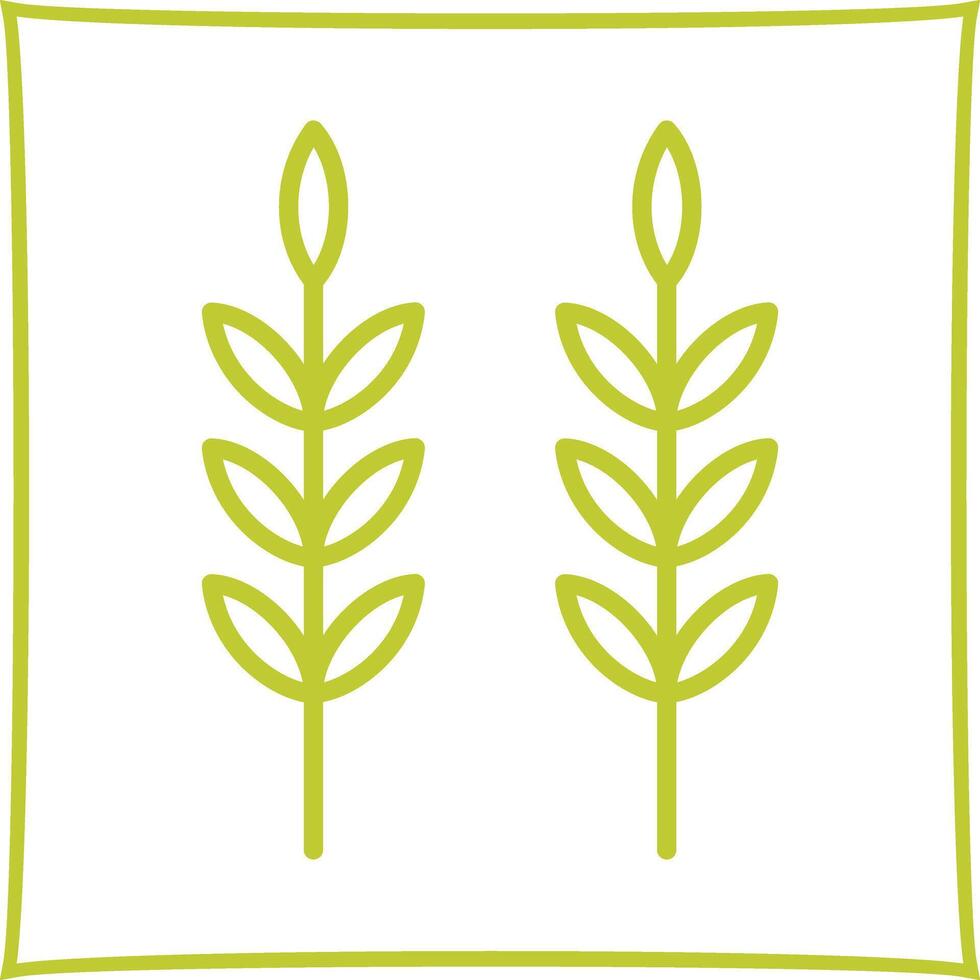 Sheaf of Rice Icon Design vector