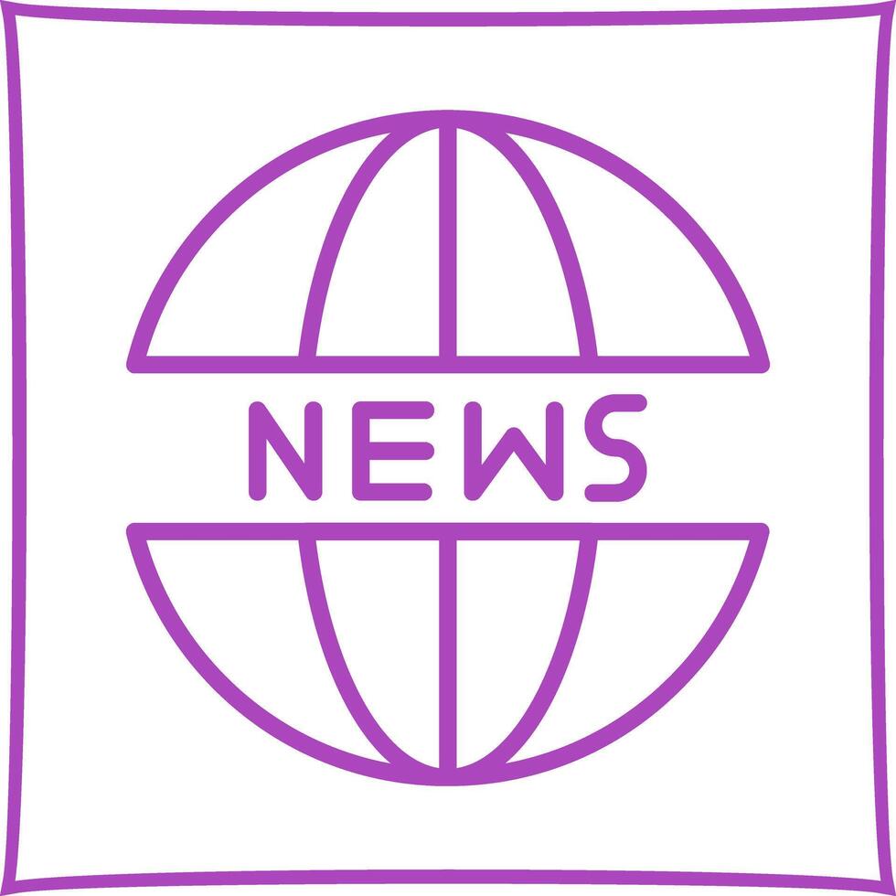 News Website Icon Design vector