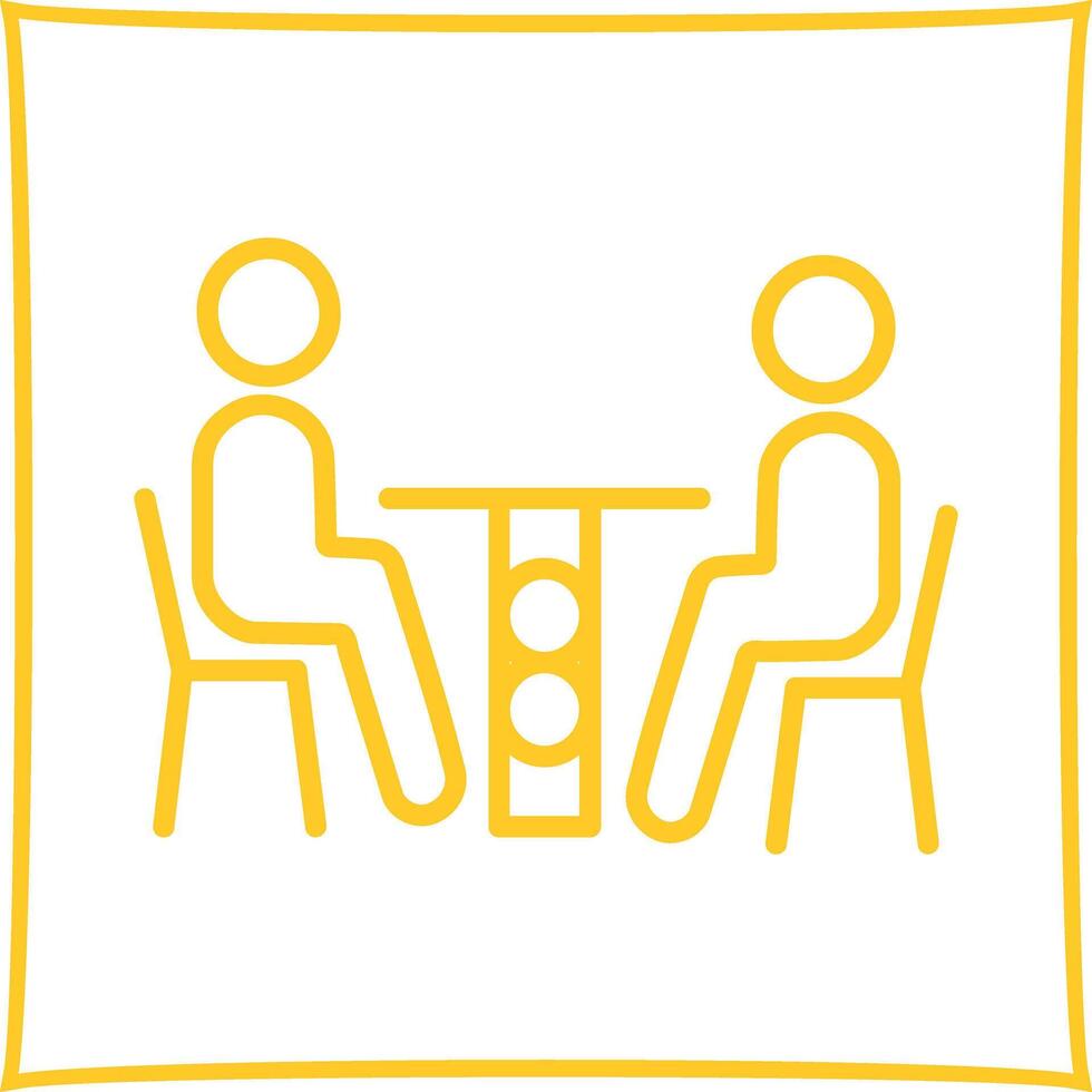 Family Dinner Icon Design vector