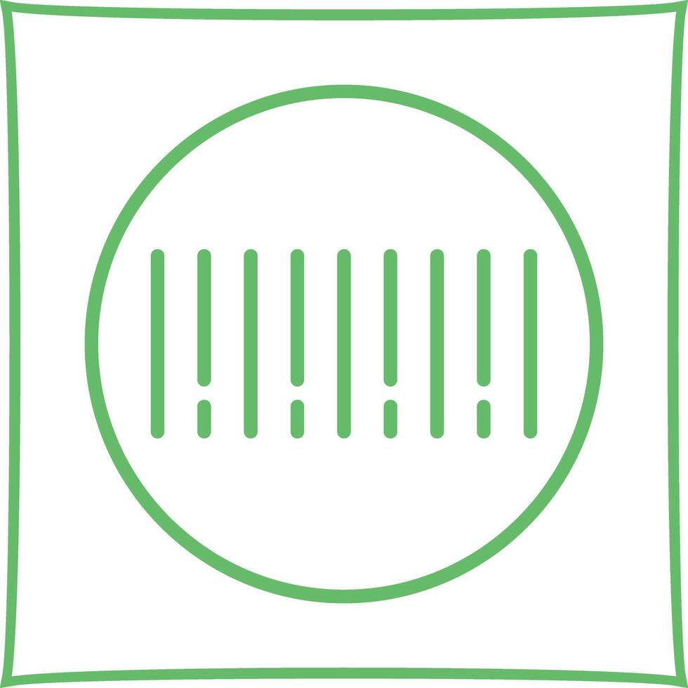 Barcode Sticker Icon Design vector