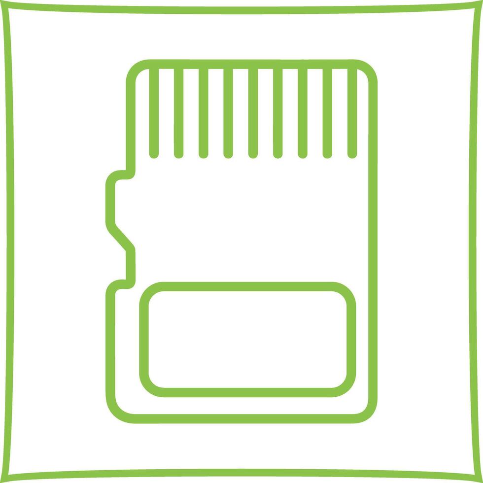 Memory Cards Icon Design vector