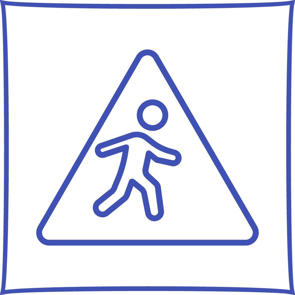 Children Crossing Icon Design vector