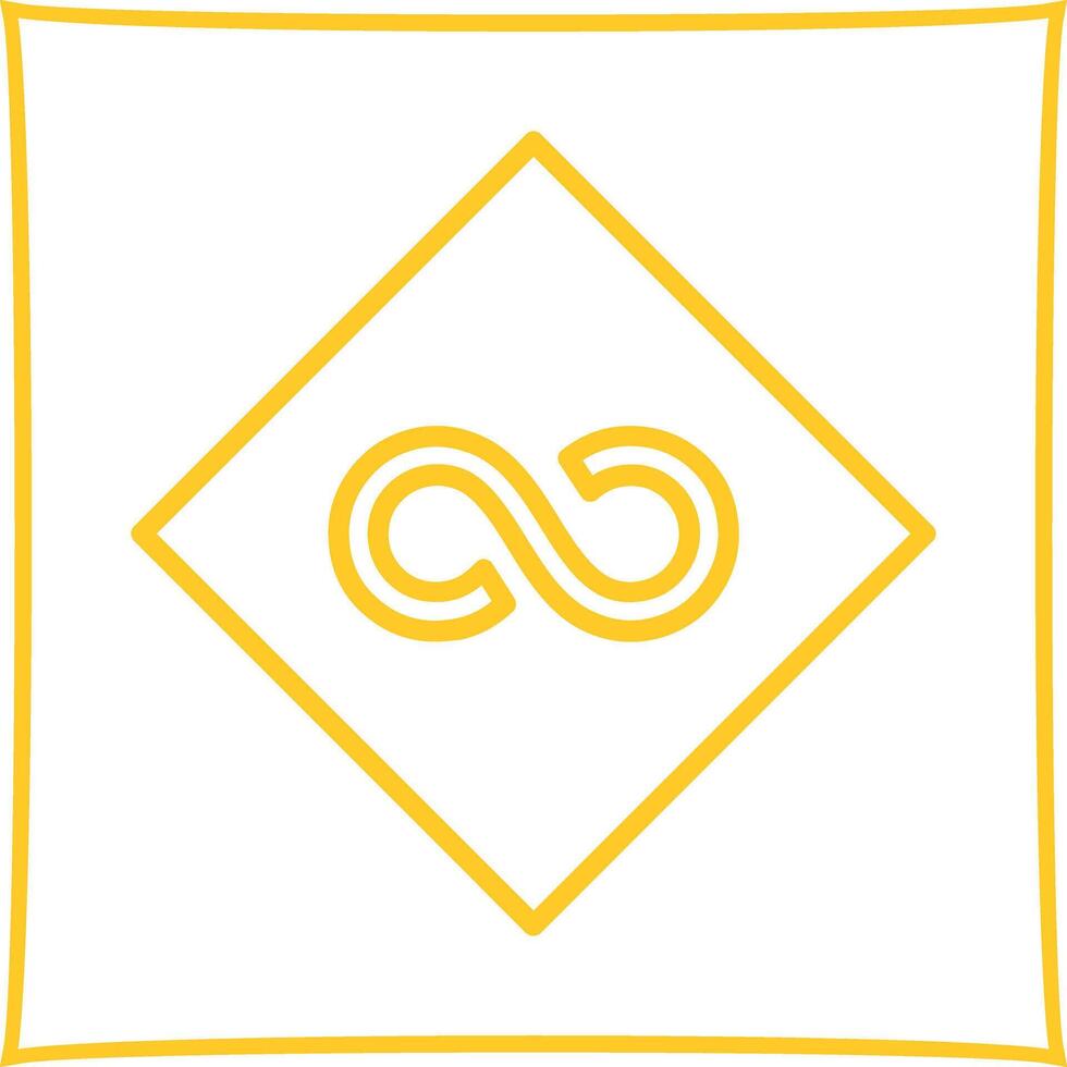 Infinity Sign Icon Design vector
