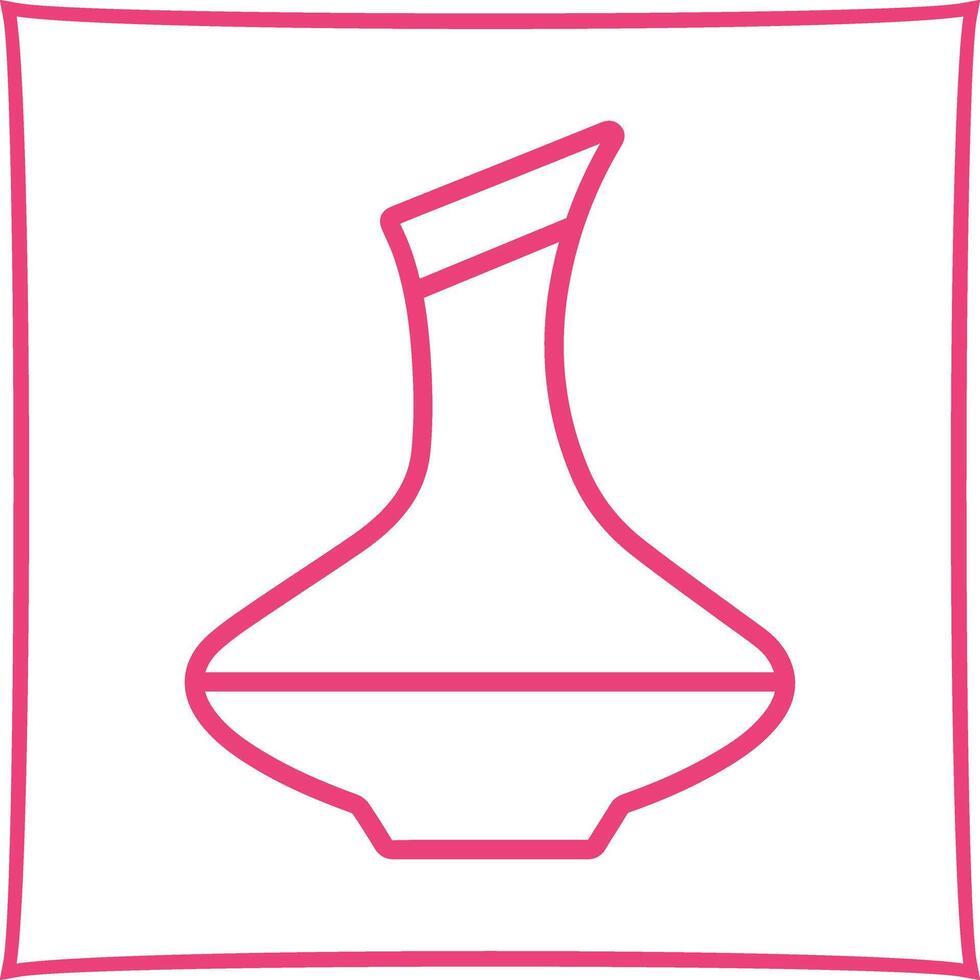 Wine Decanter Icon Design vector