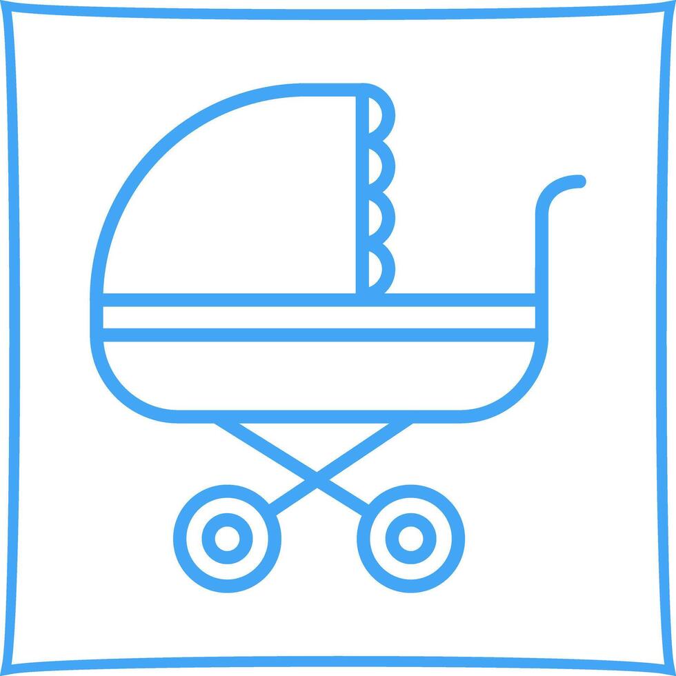 Stroller Time Icon Design vector