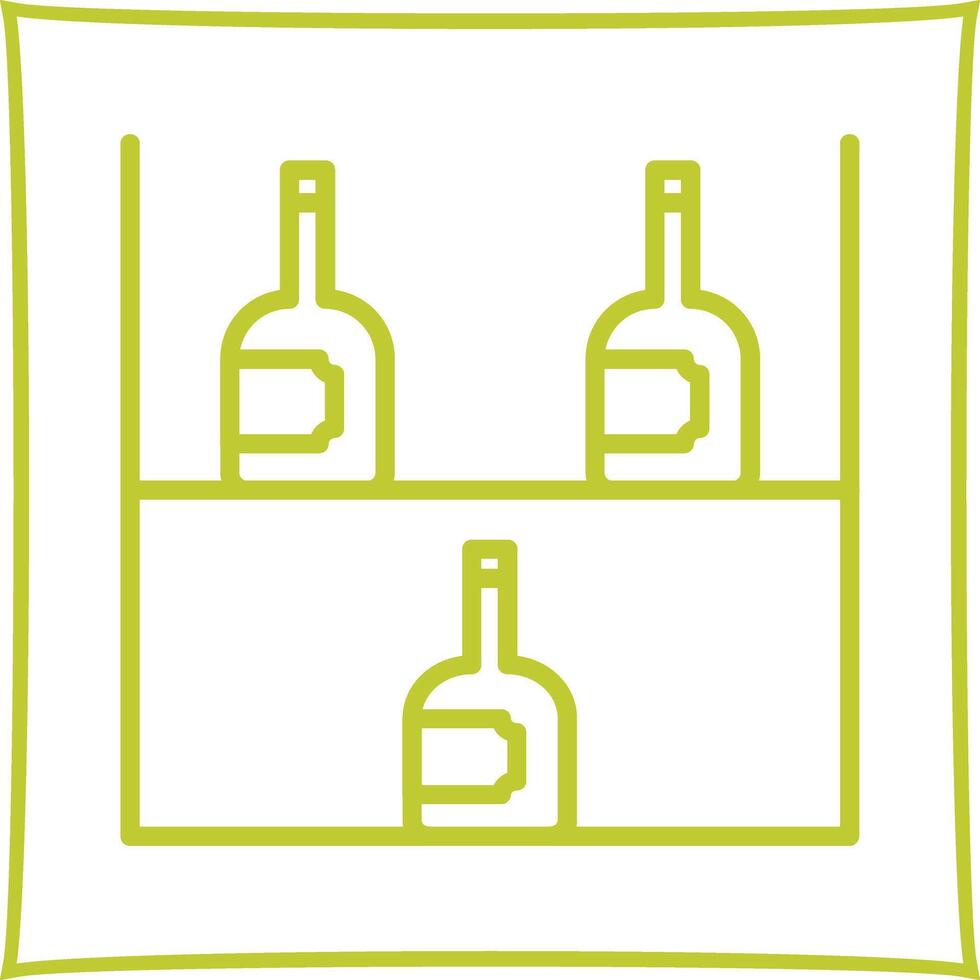 Wine Rack Icon Design vector
