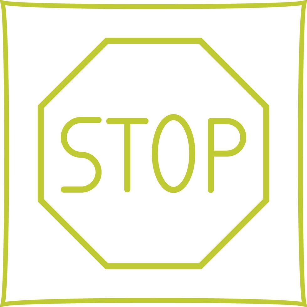 Stop Sign Icon Design vector