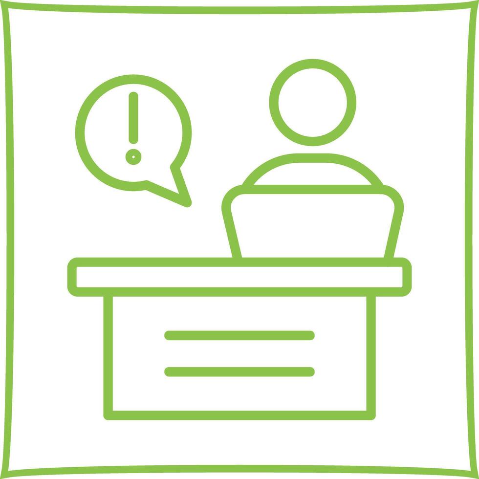 Service Desk Icon Design vector