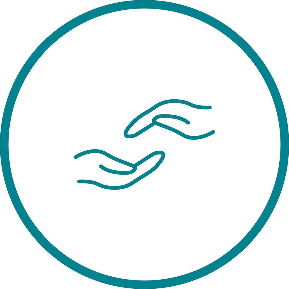 Supportive Hand Icon Design vector