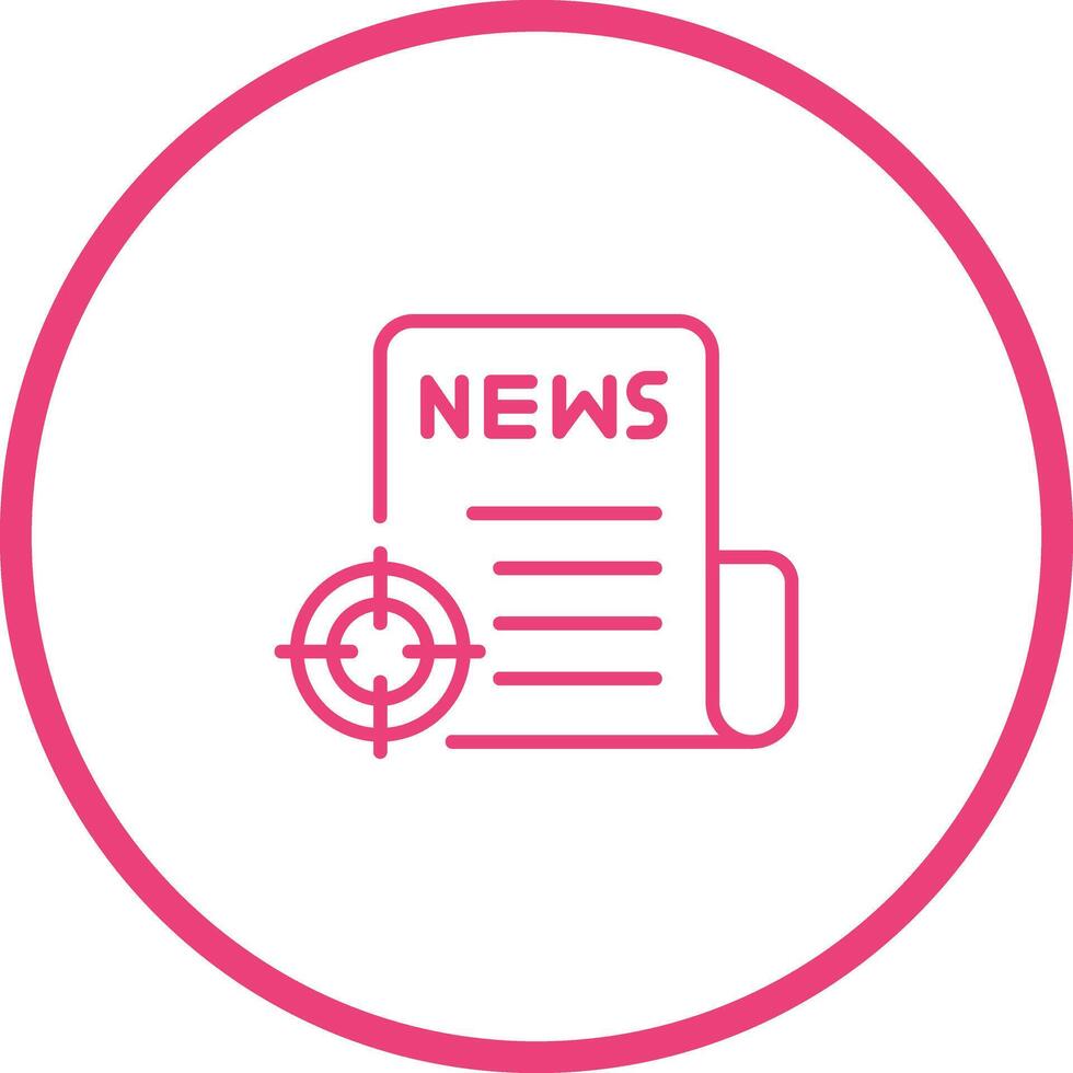 News Scoop Icon Design vector