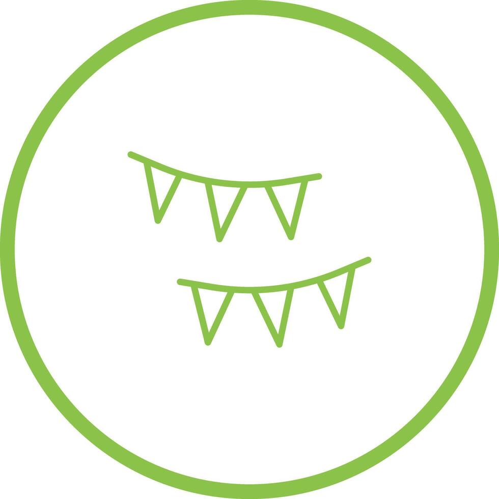 Streamers Icon Design vector