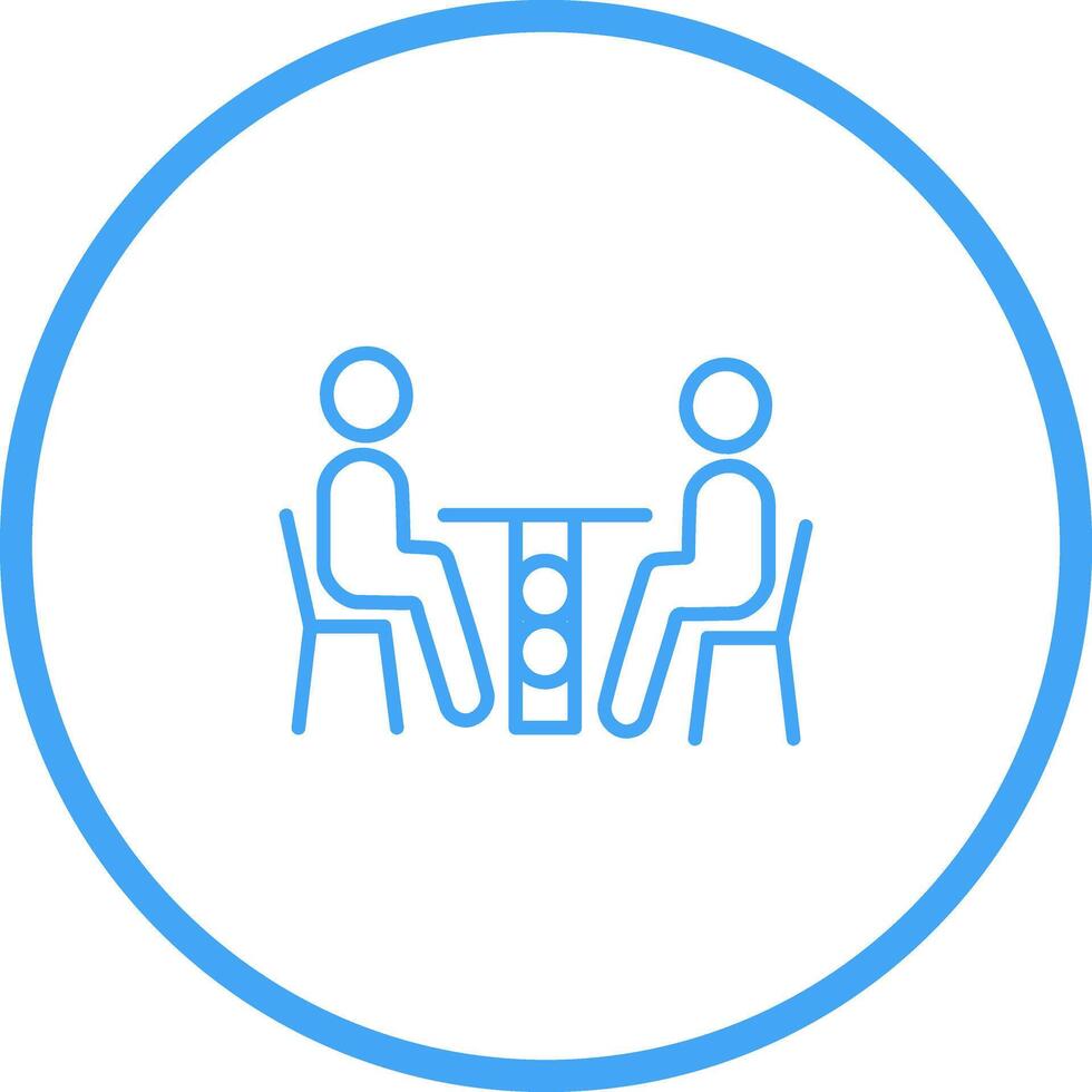 Family Dinner Icon Design vector