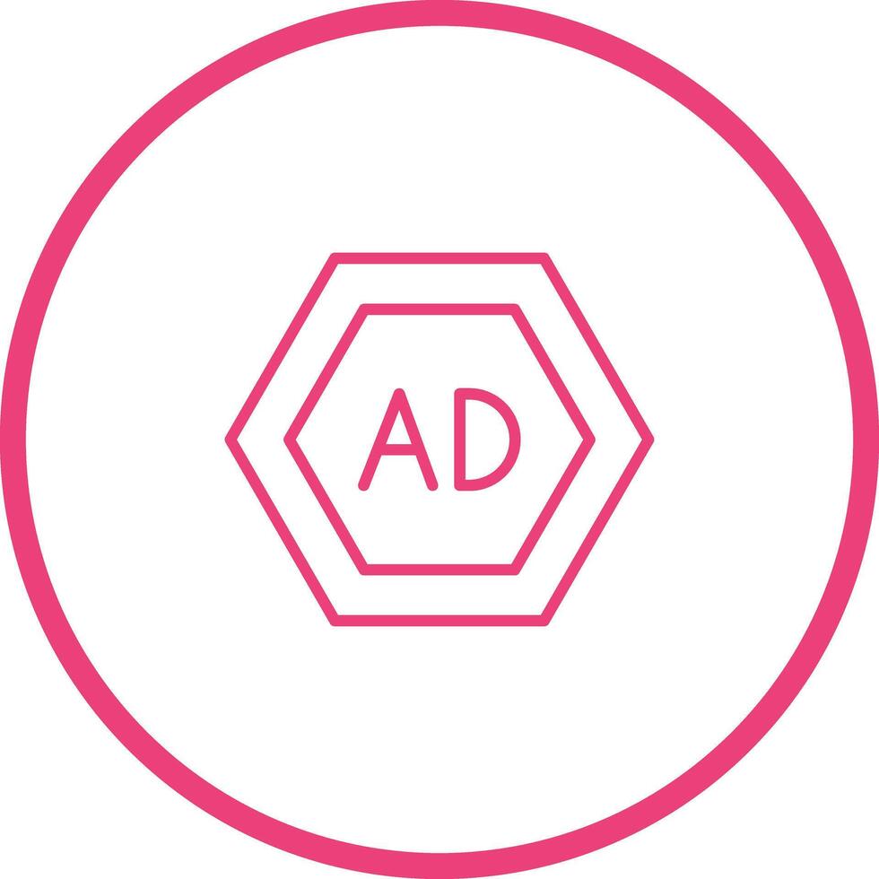 Ad Blocker Icon Design vector