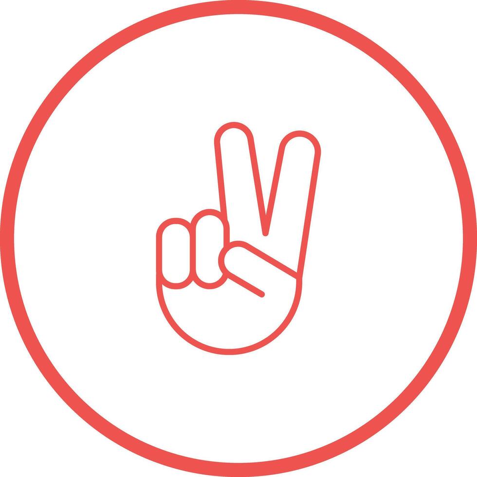 Victory Hand Icon Design vector