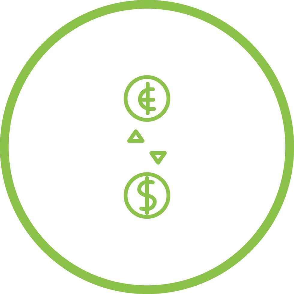 Currency Exchange Icon Design vector