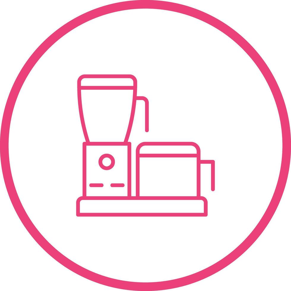 Food Processor Icon Design vector