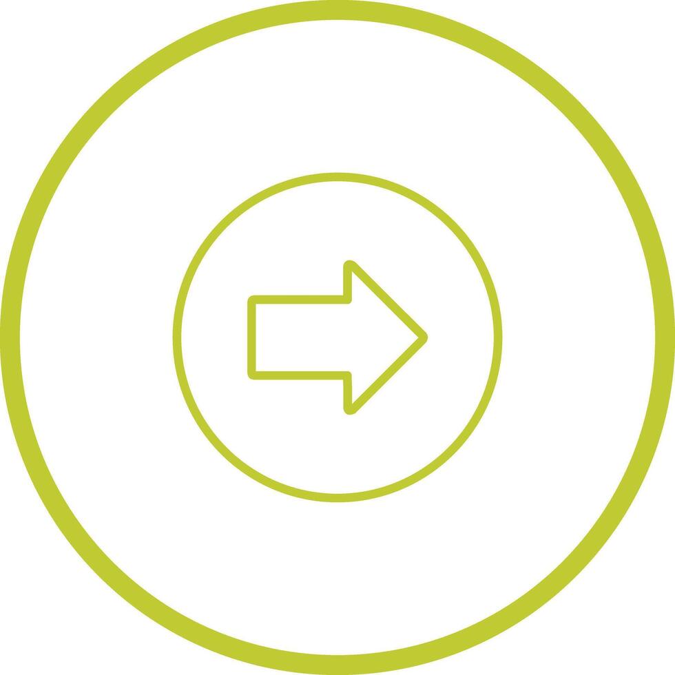 Right Arrow Icon Design vector